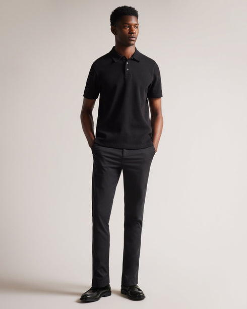 BUTE-Tops-Enjoy Laidback Evenings And Sporting Events In Bute Our Textured Polo Shirt. This Classic Style Can Be Dressed Up Or Down For Whatever You Have In Your Calendar?'minimalist Design Maximum Style.the Fabric Of This Product Contains 98% Organic Cotton. Organic Cotton Has A Proven Lower Environmental Impact Than Conventional Cotton As It Reduces Water Usage Greenhouse Gas Emissions And Eliminates The Use Of Harmful Chemicals In The Farming Process. Ted Baker menswear collection Polo shirt Regular fit
